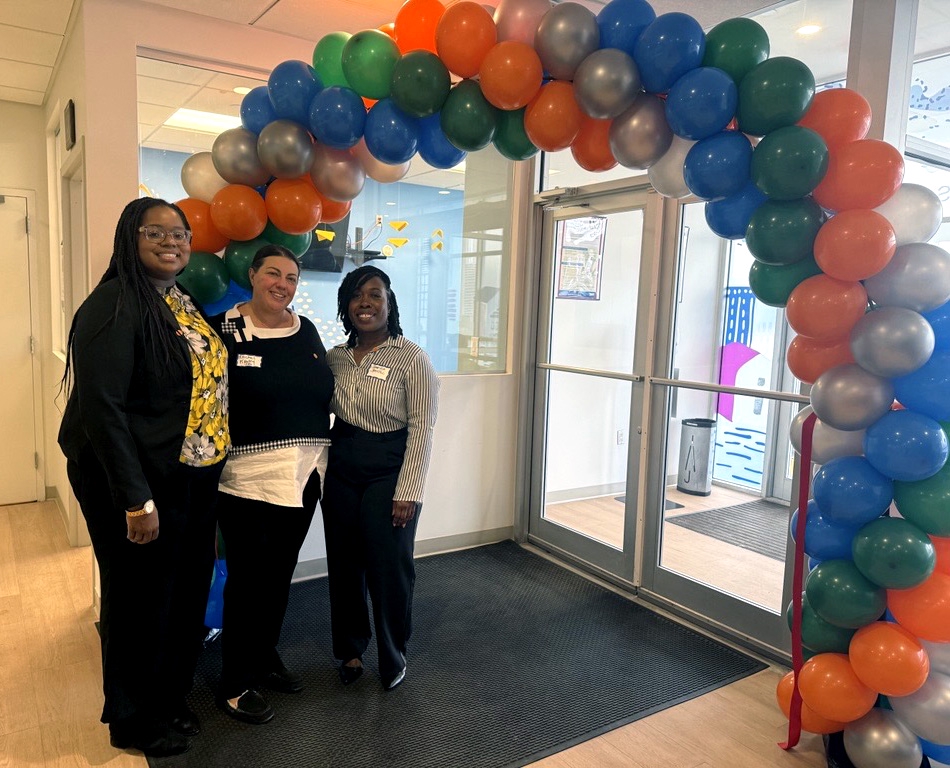 Jewish Board staff at the entrance of Staten Island Connected Care